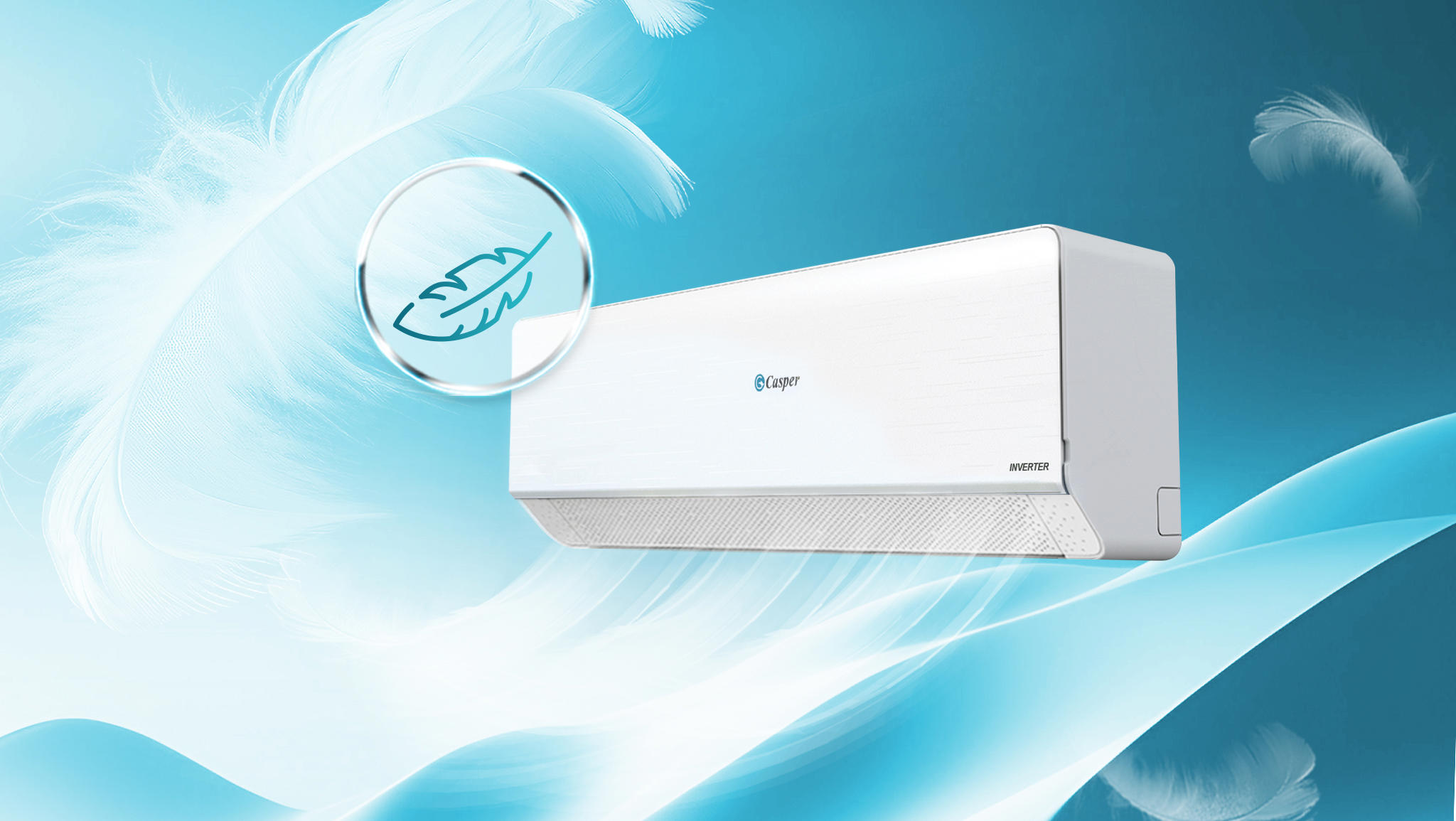 Công nghệ khí mềm SilkAir đặc thù của Điều hòa Casper QC12IU36A